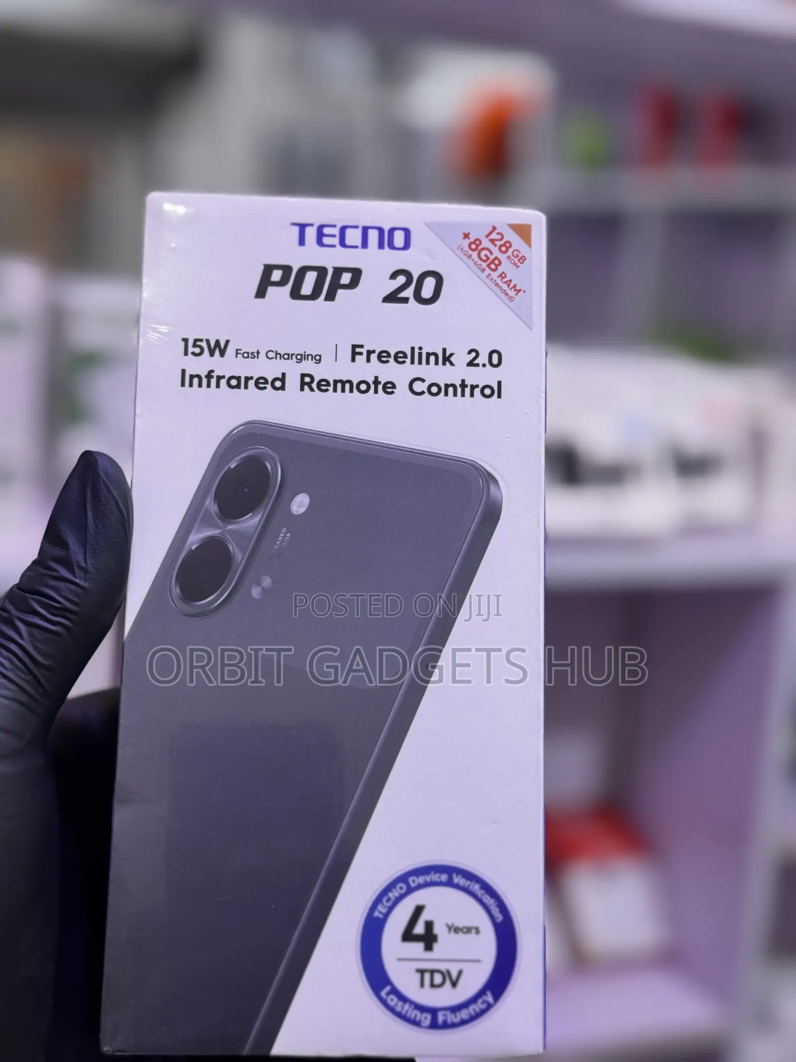 New Tecno Pop 20 128 GB Gray