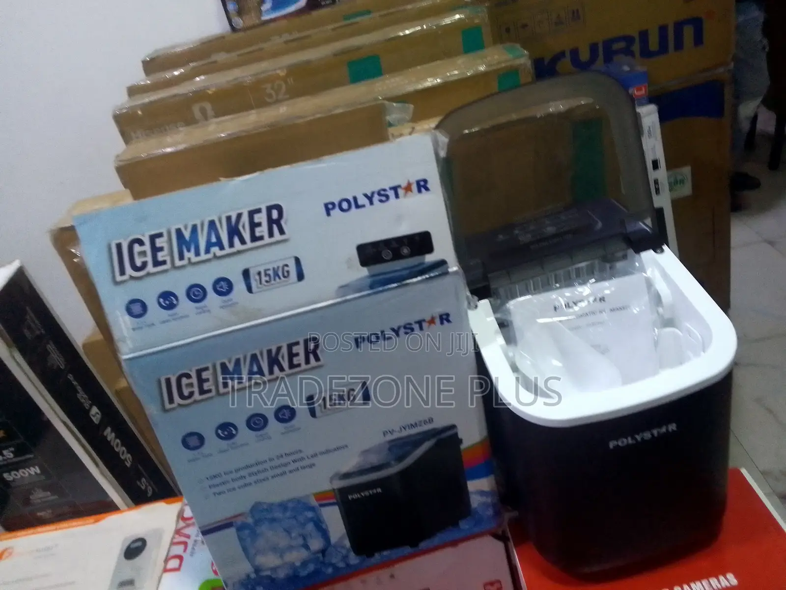 Polystar PV-JYIM6B Ice Maker With Removable Basket