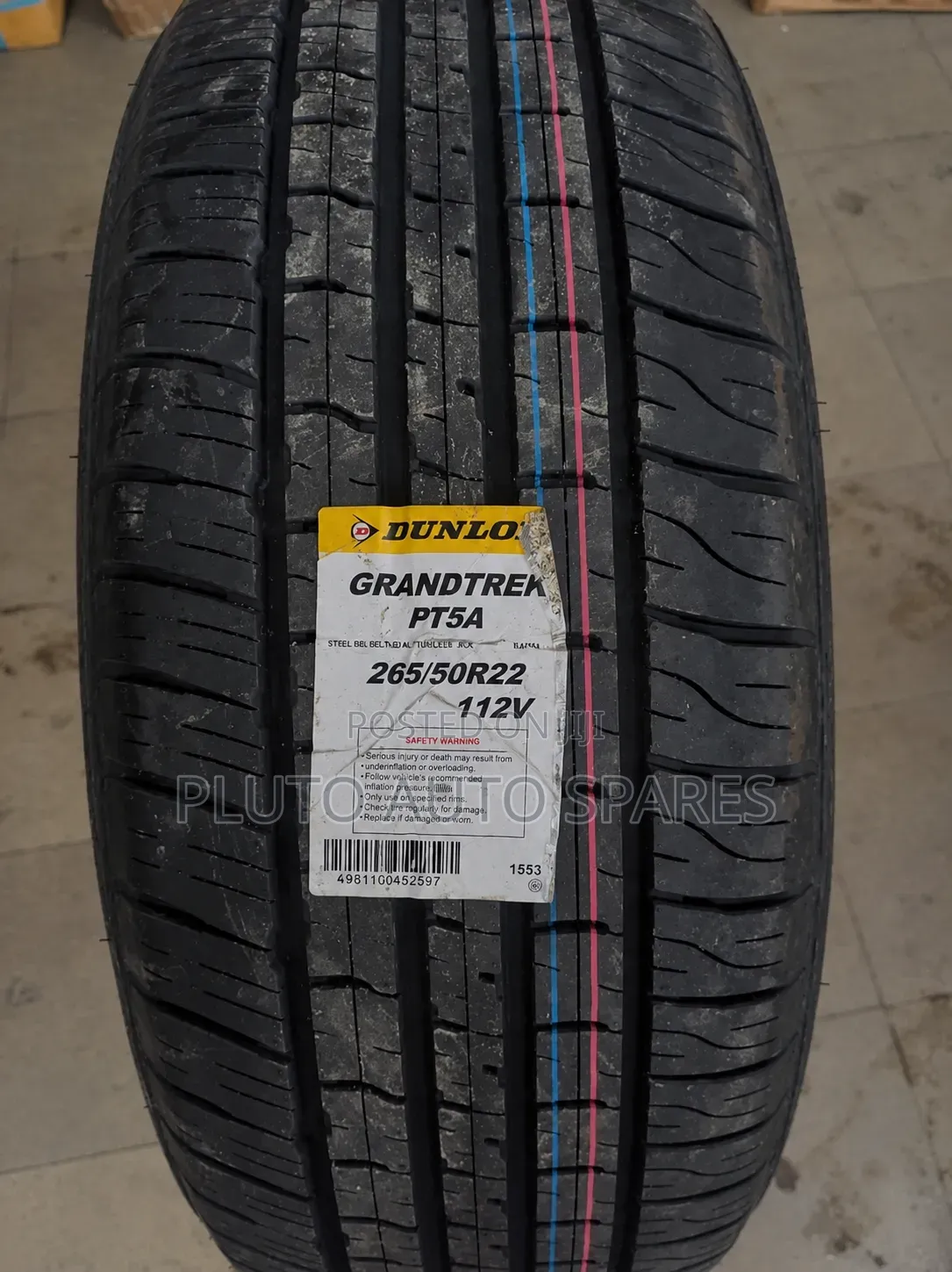 Original Dunlop Tires 265/50r22 Lx600