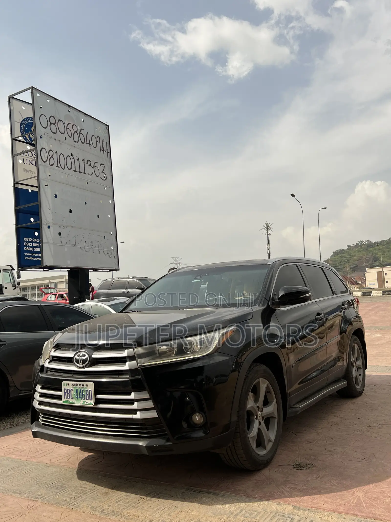 Toyota Highlander Limited 4dr SUV AWD (3.5L 6cyl 6A) 2015 Black