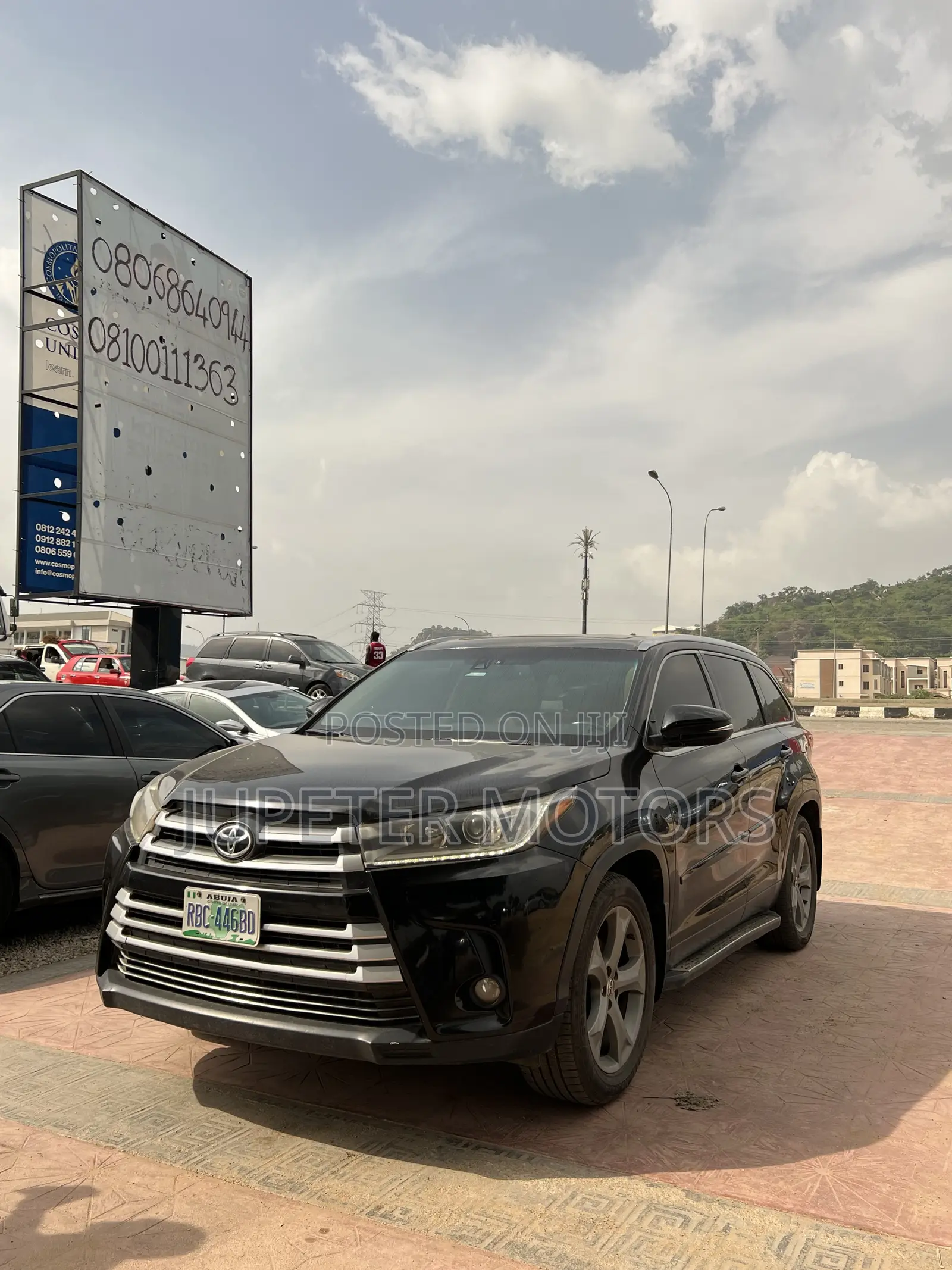 Toyota Highlander Limited 4dr SUV AWD (3.5L 6cyl 6A) 2015 Black