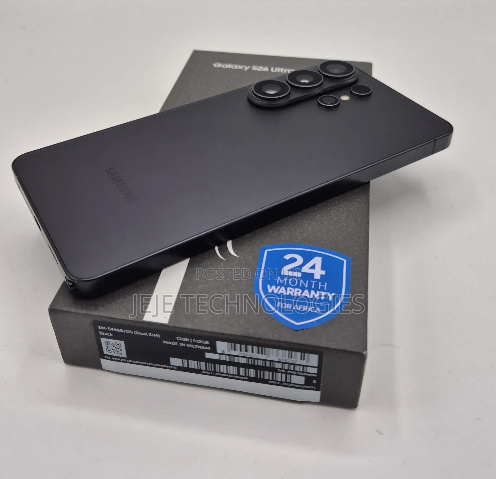 Samsung Galaxy S26 Ultra 5G 512 GB Black