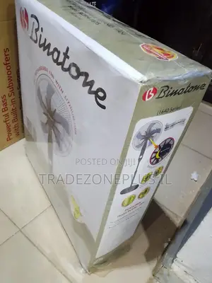 Tall Binatone 1.6m Cooling Fan With Rechargeable Convenience