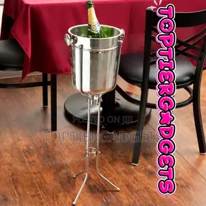 Quality Stainless Steel Wine Bucket With Wine Stand