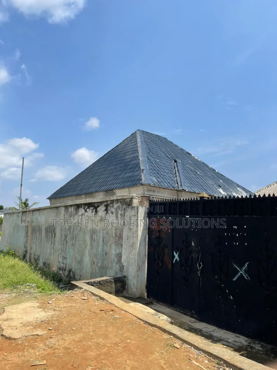 Black 0.45mm Longspan Aluminium Roofing Sheets