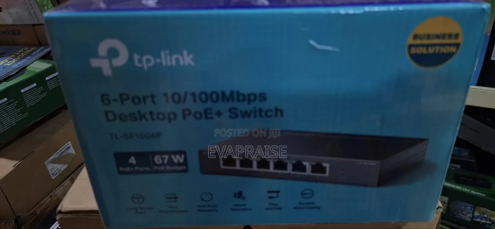 Tp Link 6-Port 10/100mbps Desktop Poe +Switch
