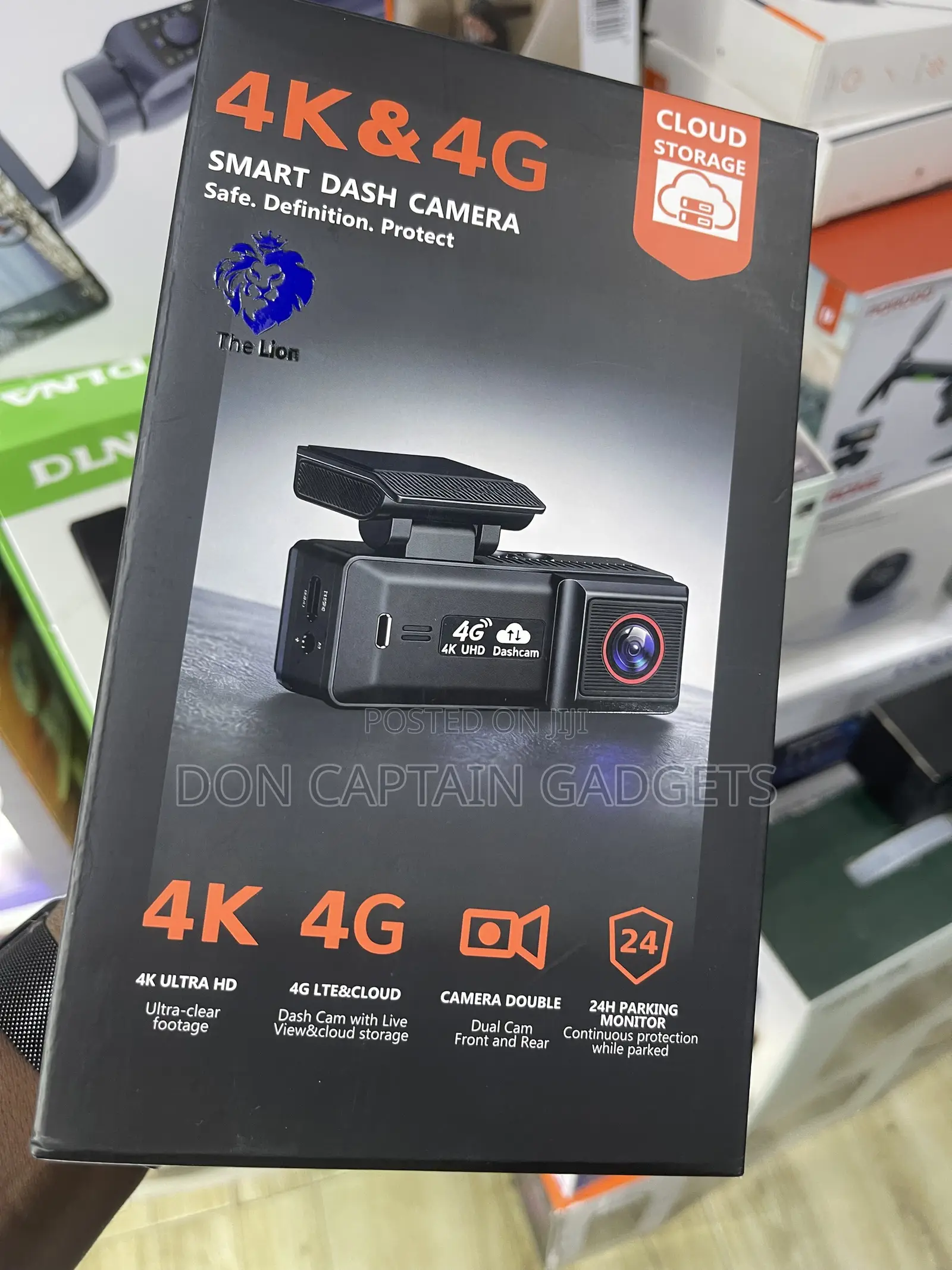4G Sim Smart Car Dash Camera 4K 4G LTE