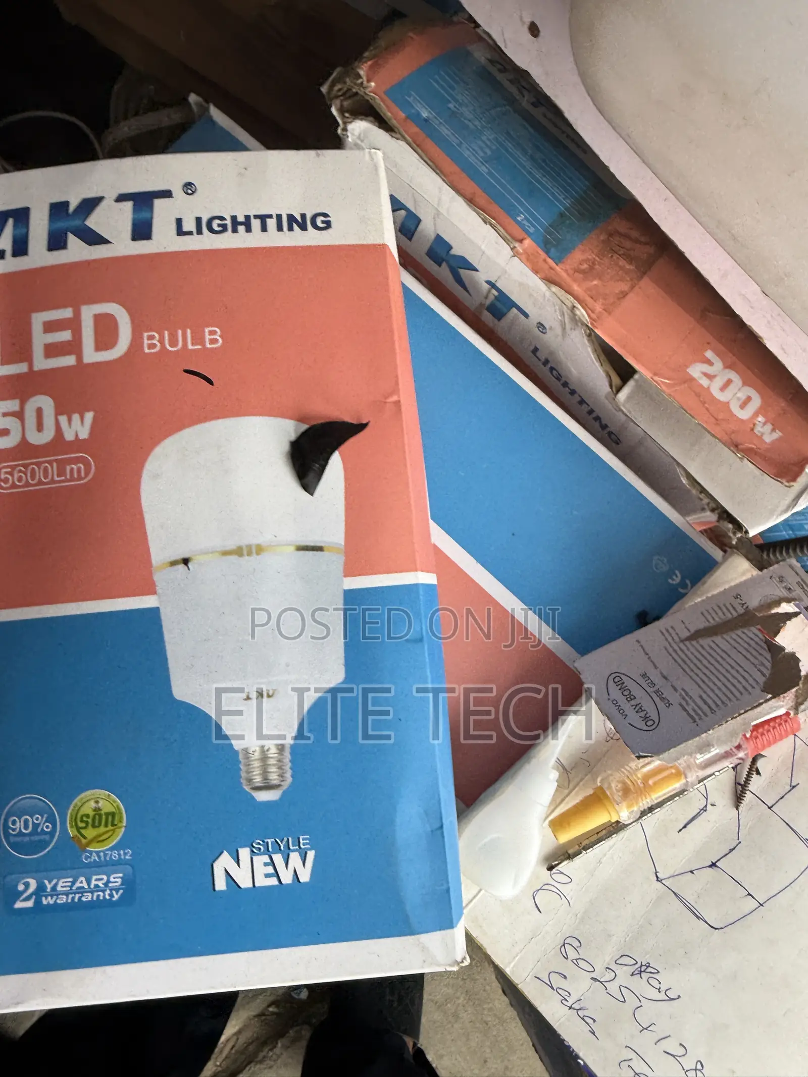 Original AKT 50W High Power LED Bulb (E27 Screw / B22 Pin)