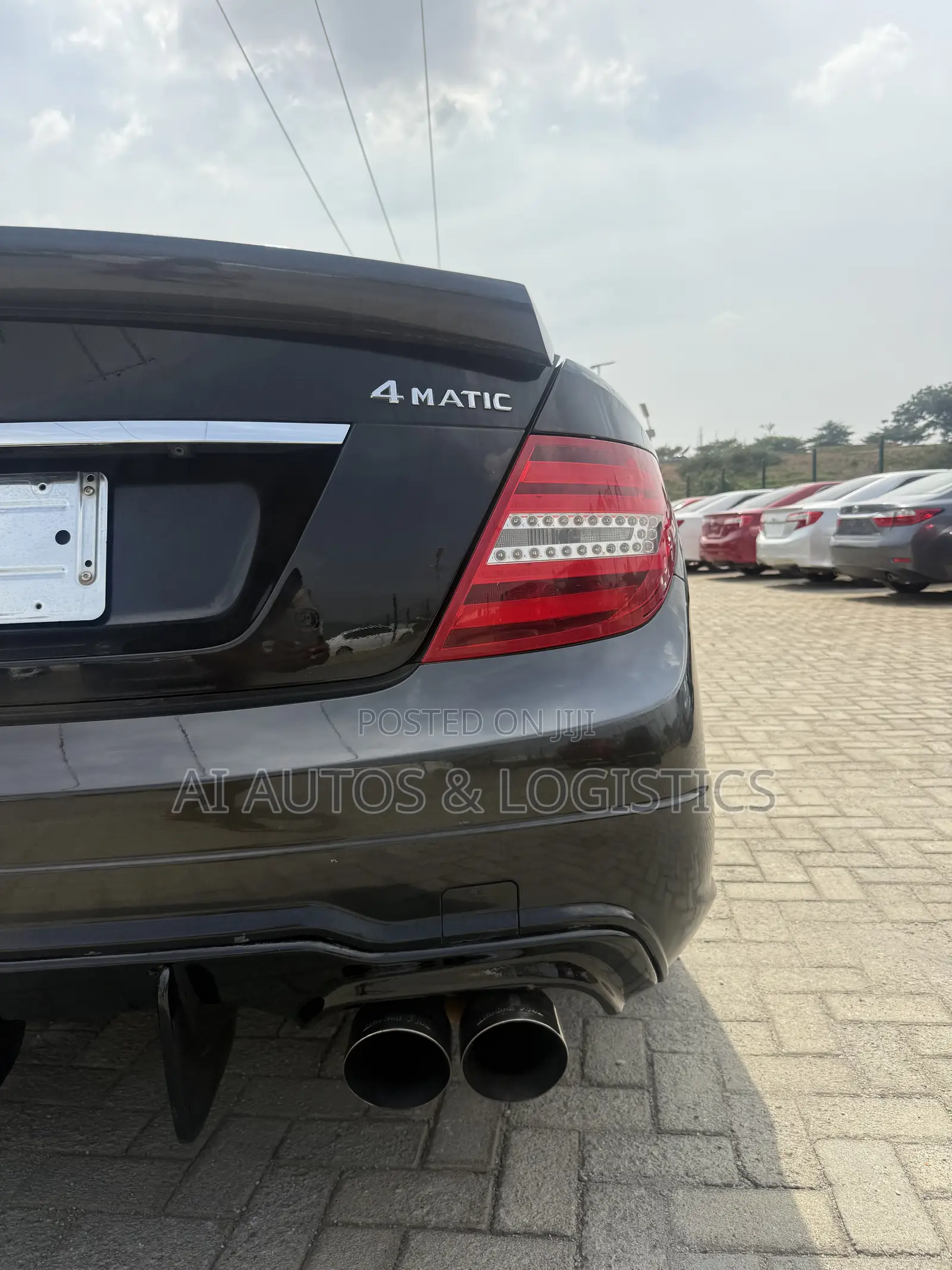 Mercedes-Benz C300 Sport 4Matic Sedan AWD (3.5L 6cyl 7A) 2013 Black