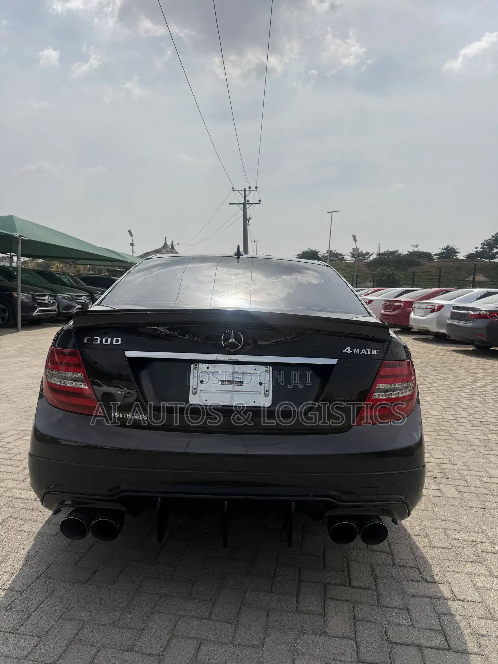 Mercedes-Benz C300 Sport 4Matic Sedan AWD (3.5L 6cyl 7A) 2013 Black