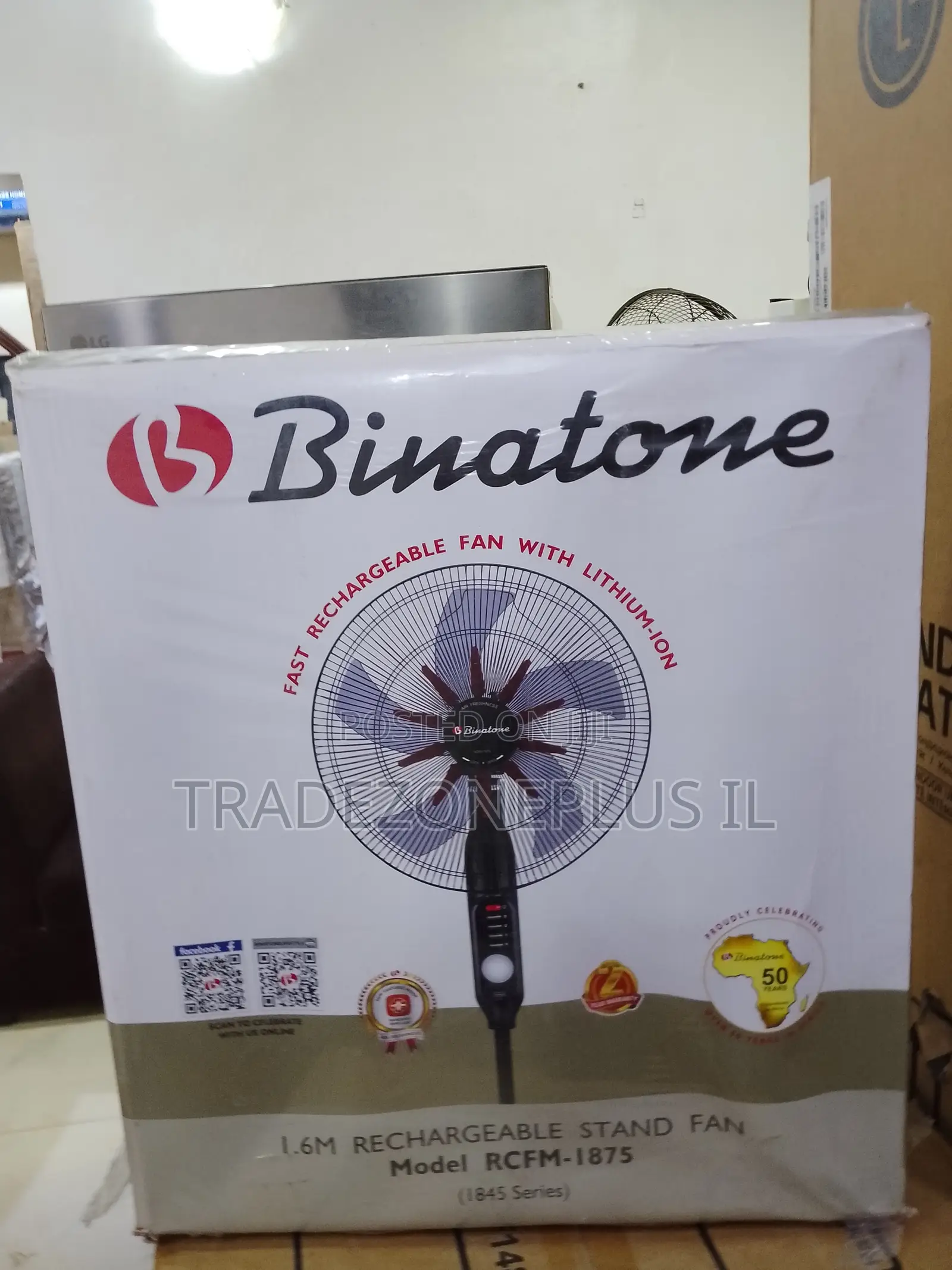 Practical Binatone 1.6m Standing Fan for Everyday Ventilation