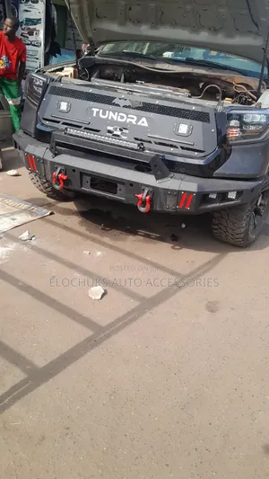 Off Road Rugged Iron Front and Back Bumper for Toyota Tundra