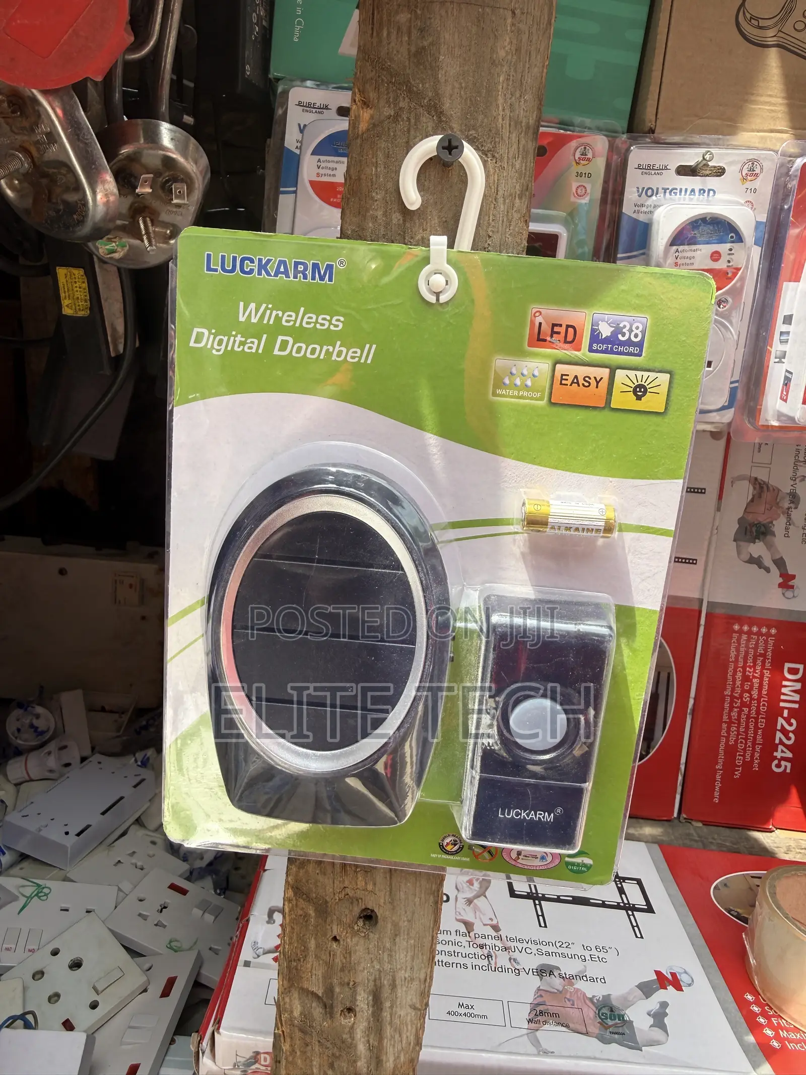 Long Range Wireless Digital Doorbell With 36 Chime Tunes