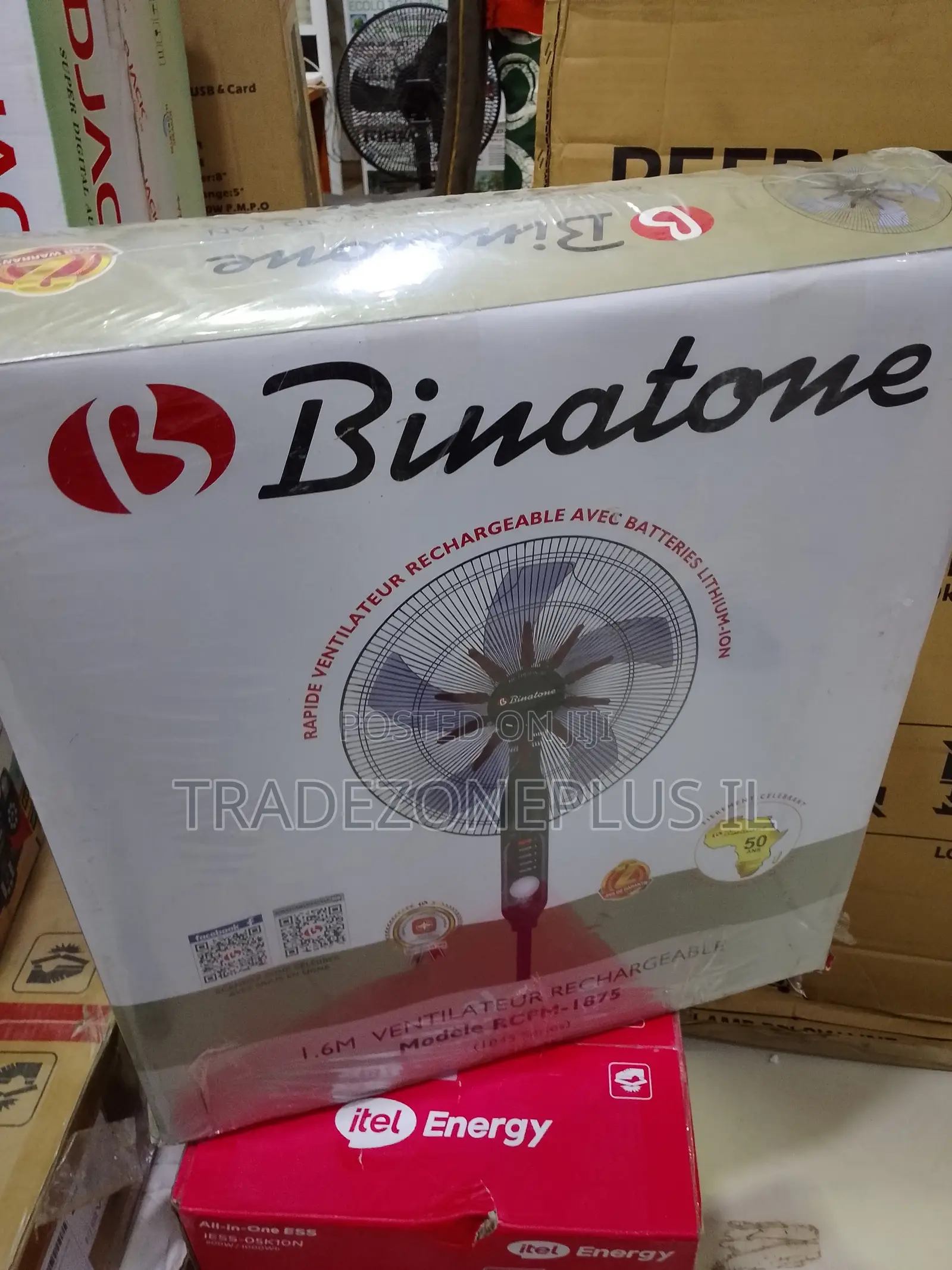 Binatone RCM-1875 Rechargeable Fan for Study and Work Areas
