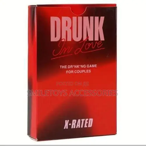 Drunk in Love Drinking Card Game for Couple
