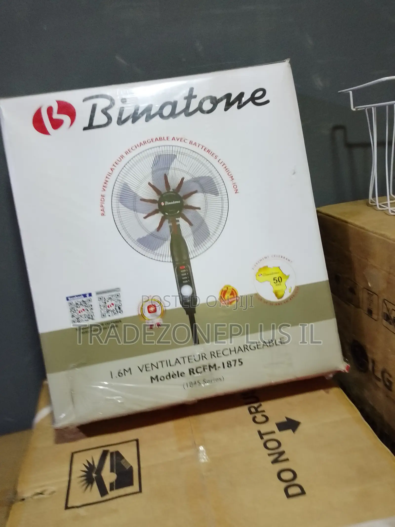 Upgrade Home Ventilation With Binatone Rechargeable Fan 1.6m