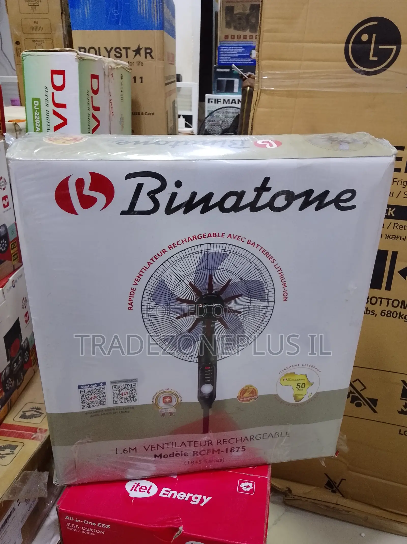 Upgrade Home Ventilation With Binatone Rechargeable Fan 1.6m