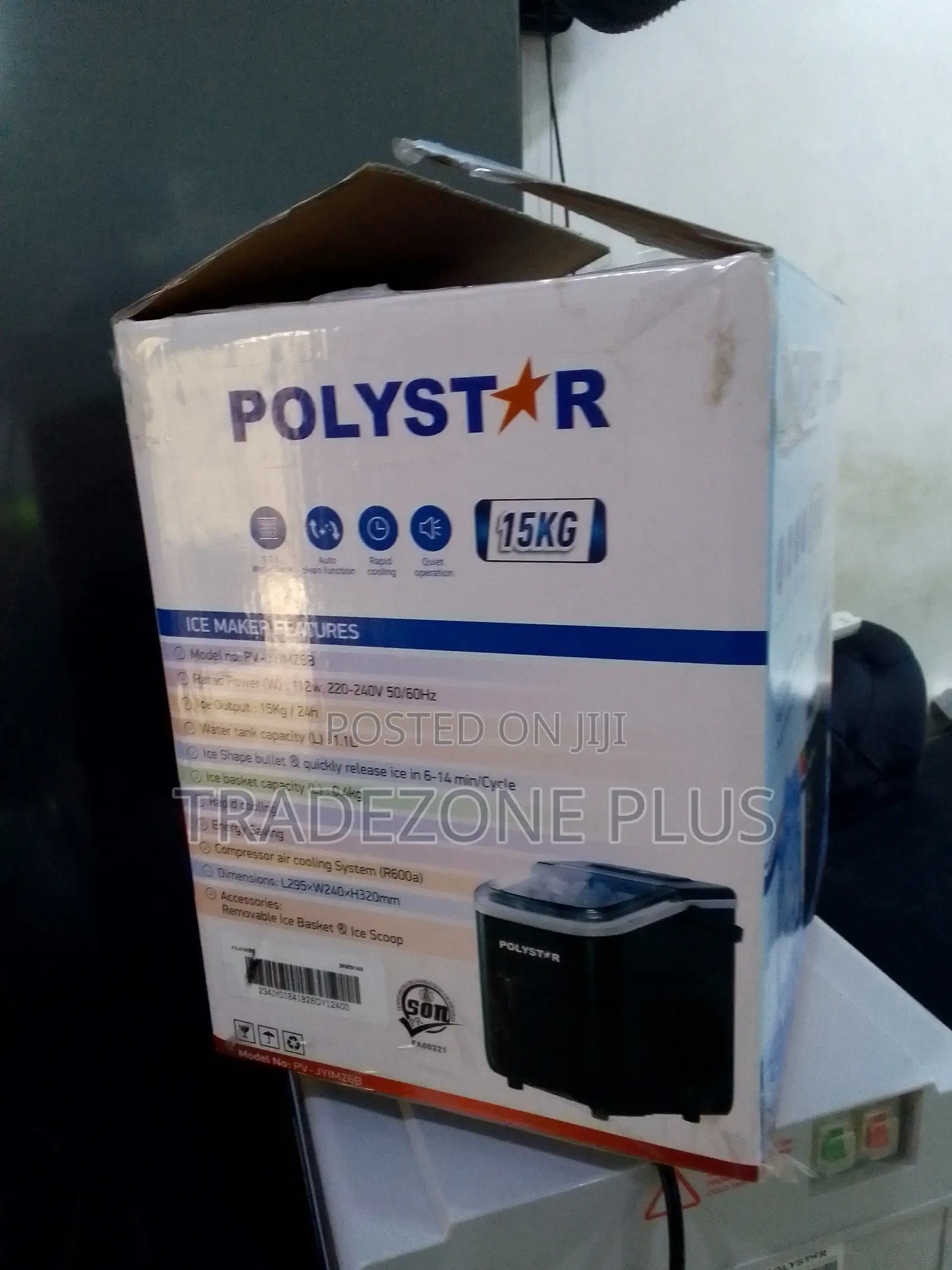 Polystar Ice Maker for Daily Refreshment Needs