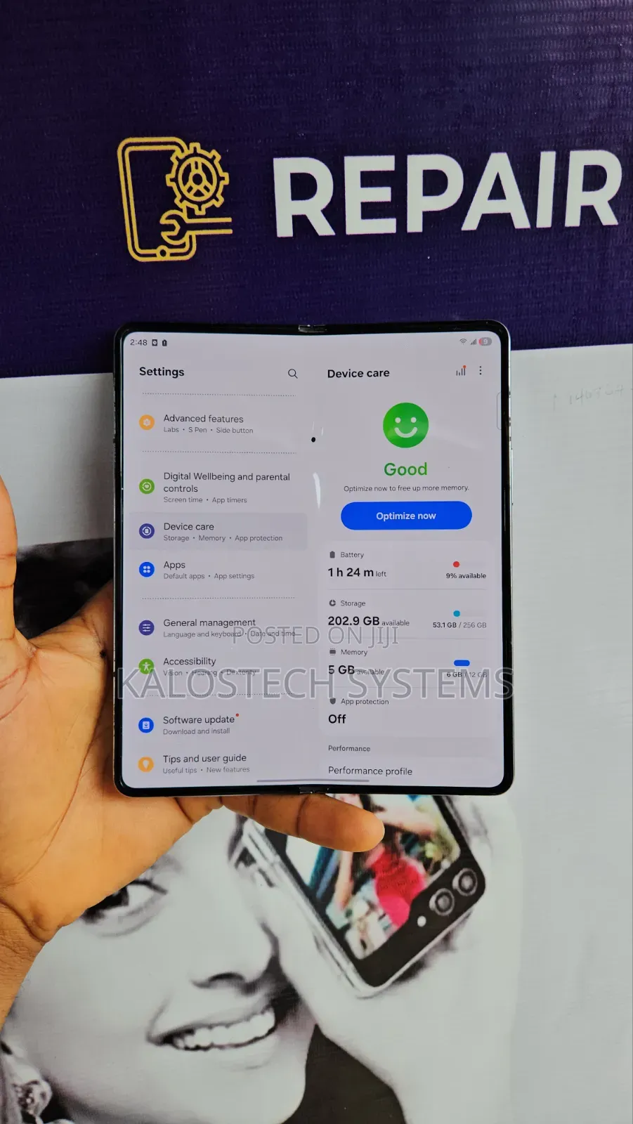 Samsung Galaxy Z Fold4 256 GB Black
