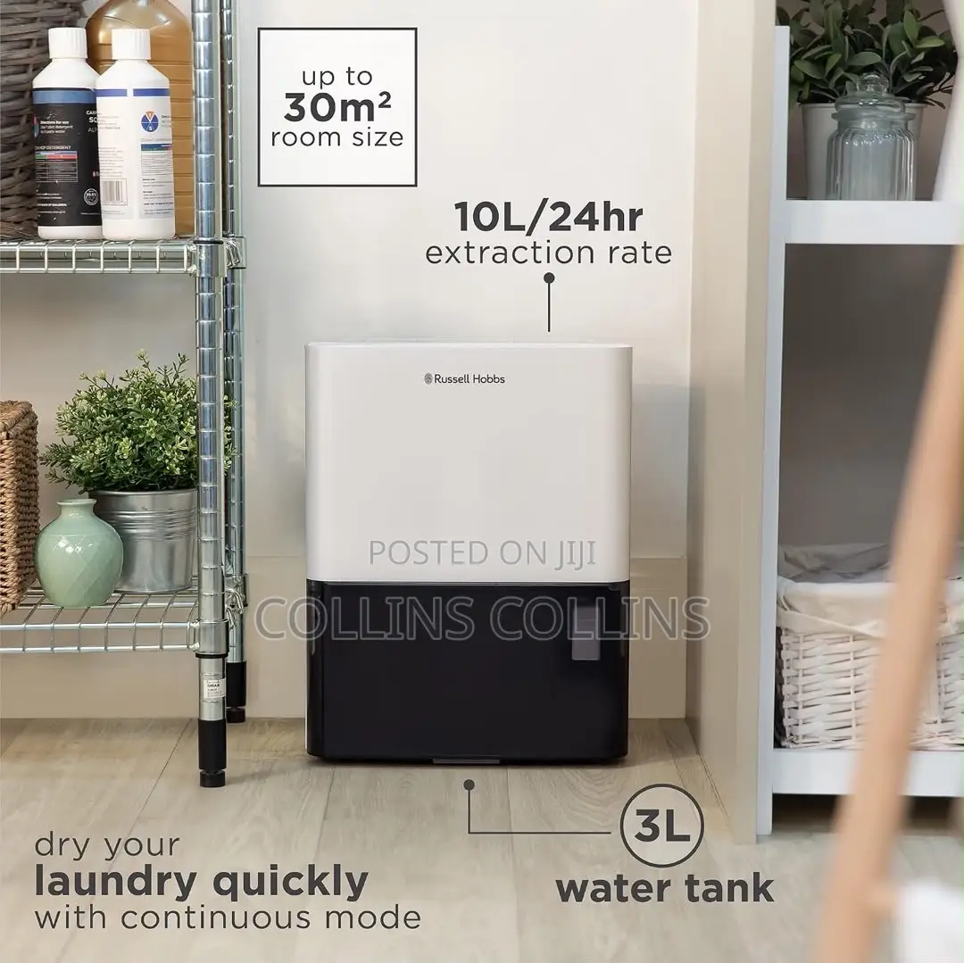 Russell Hobbs RHDH1001 10 Litre/Day Dehumidifier