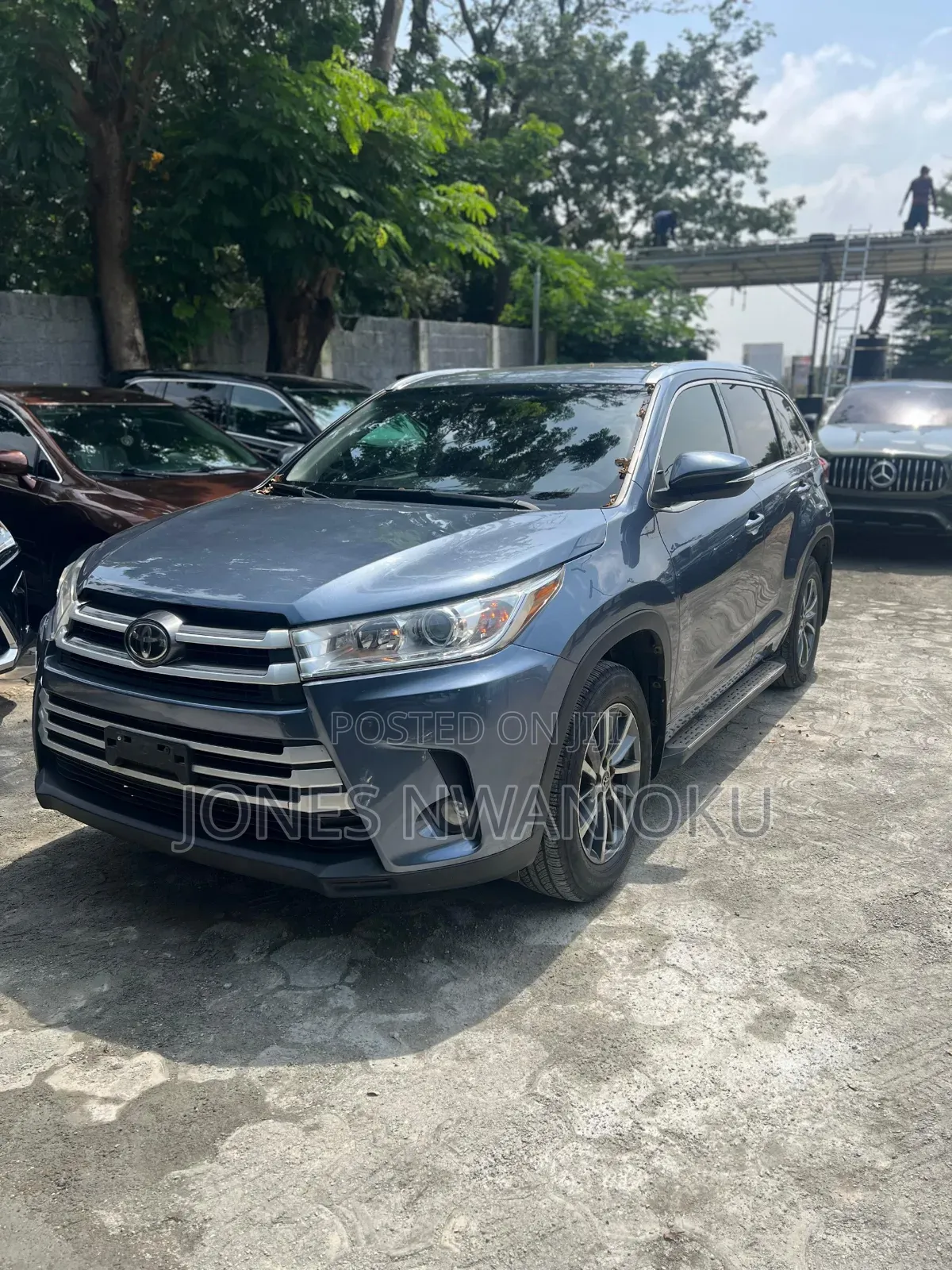 Toyota Highlander Limited 4x4 V6 (3.5L 6cyl 8A) 2017 Gray