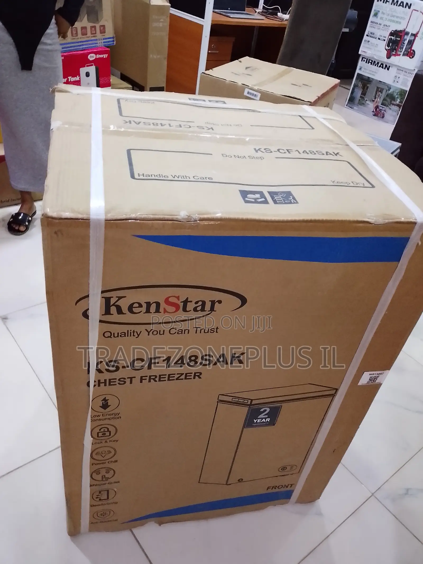 Kenstar KS-CF148SAK 148L Chest Freezer for Smart Home Storage