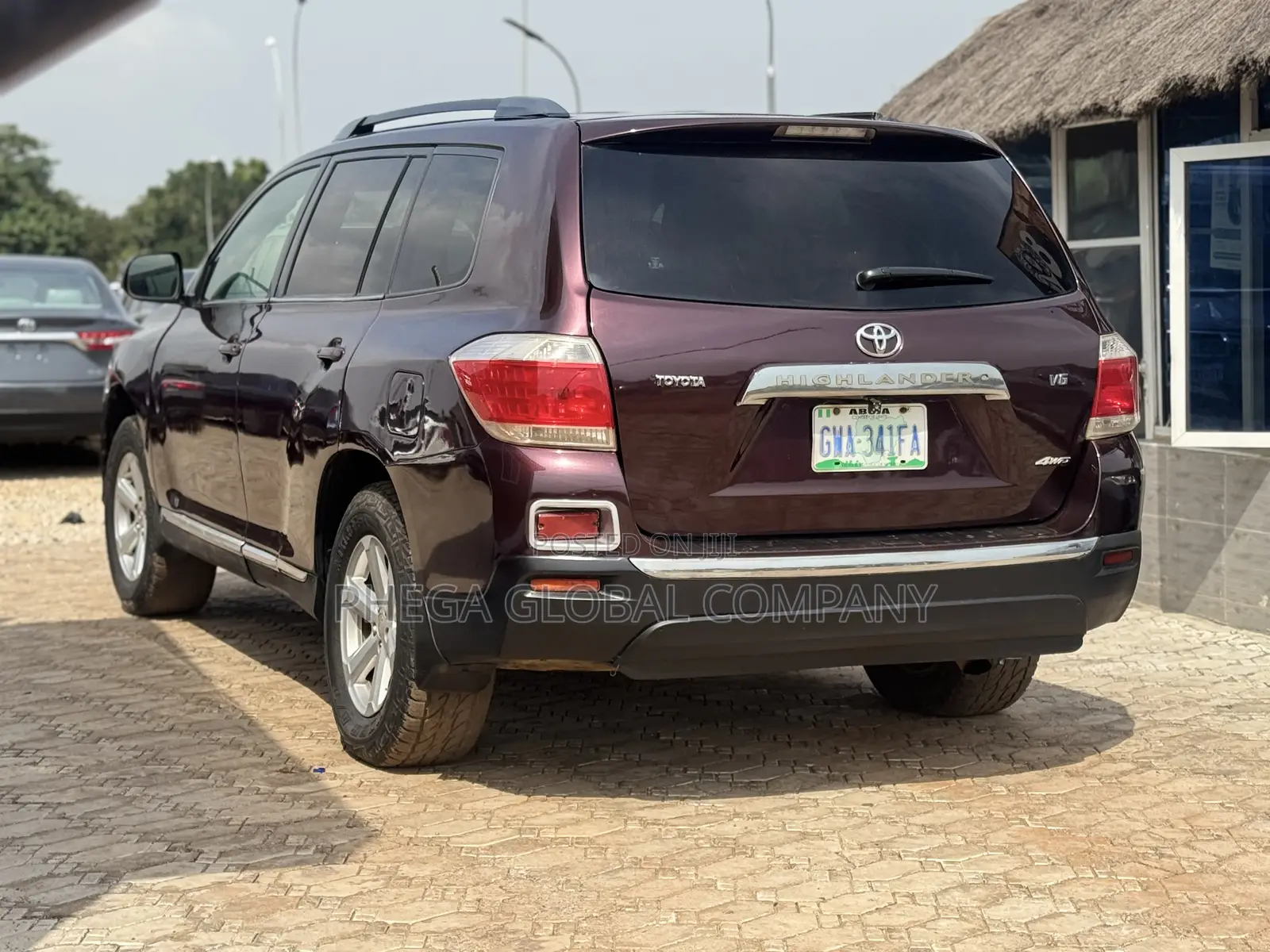 Toyota Highlander 2008 Burgundy