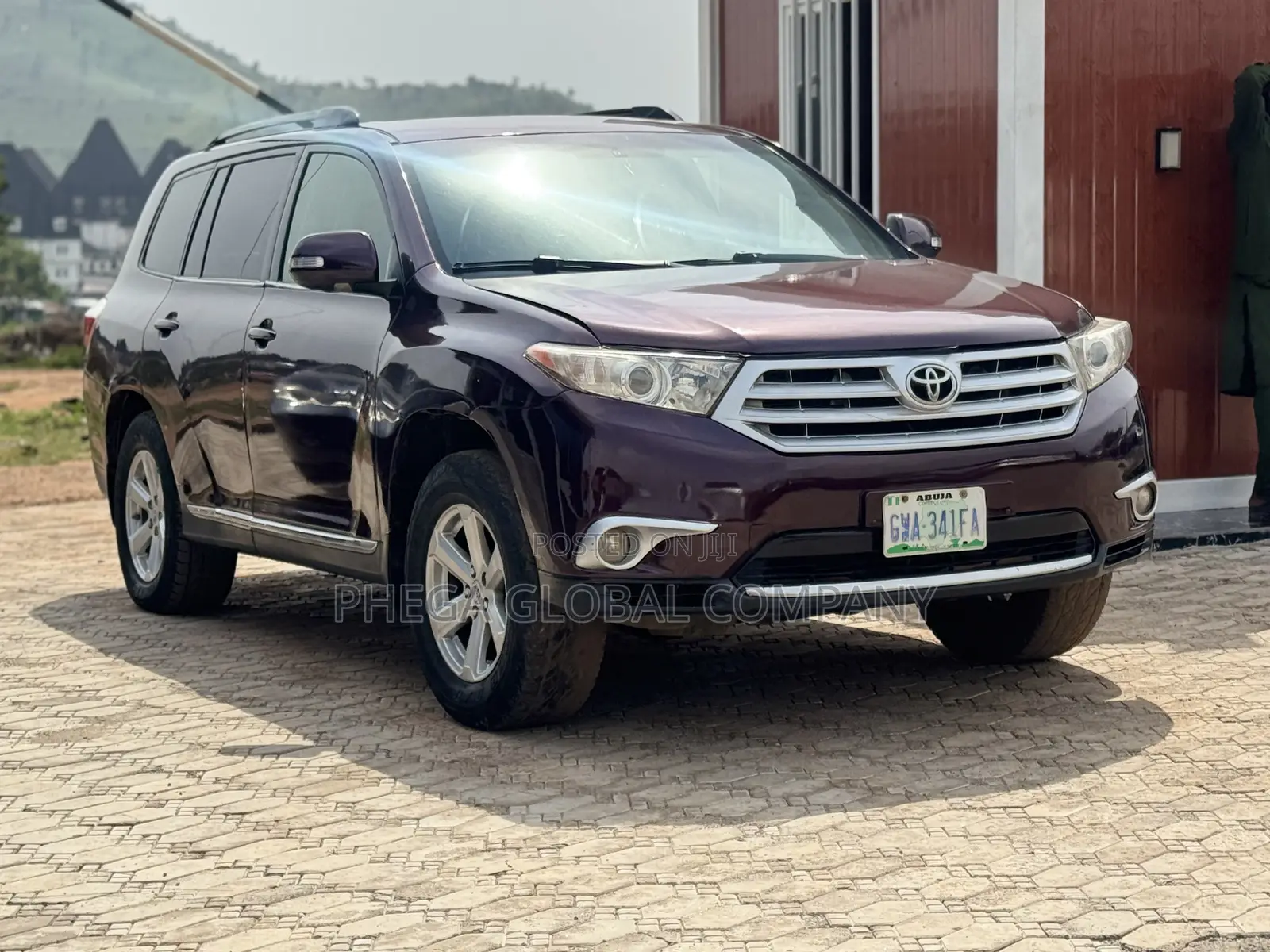 Toyota Highlander 2008 Burgundy