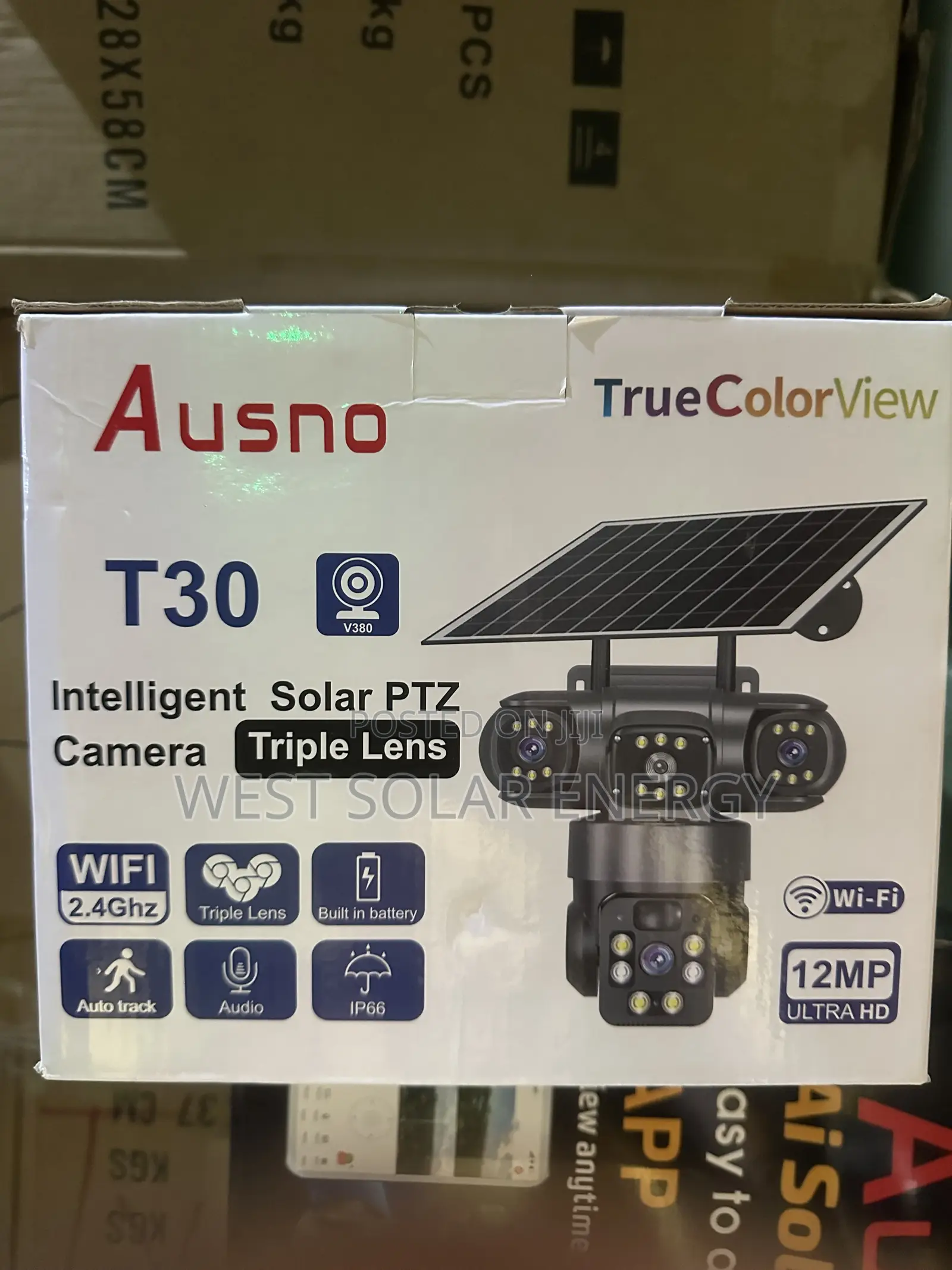 Auson Intelligence Three Lens Solar Camera With WiFi