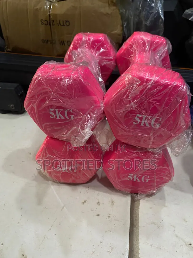 5kg Aerobic Dumbbells -Pink