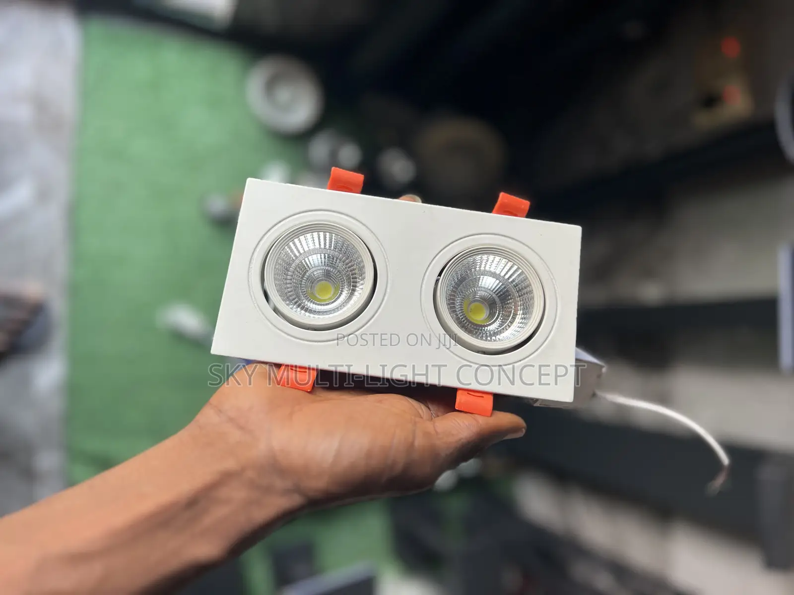 Double Recessed Spot Light