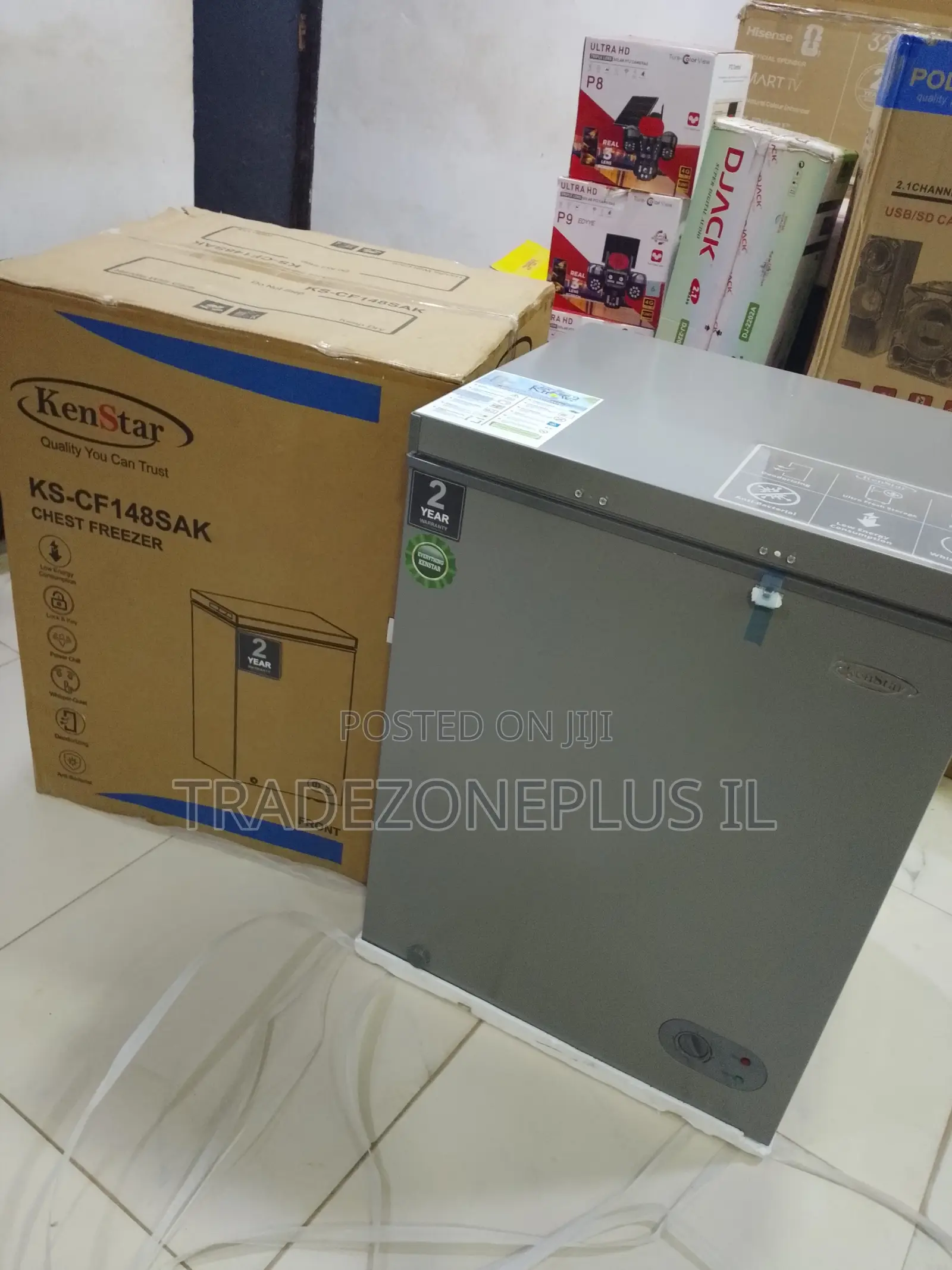 KS-CF148SAK Kenstar Freezer for Homes That Need More Space