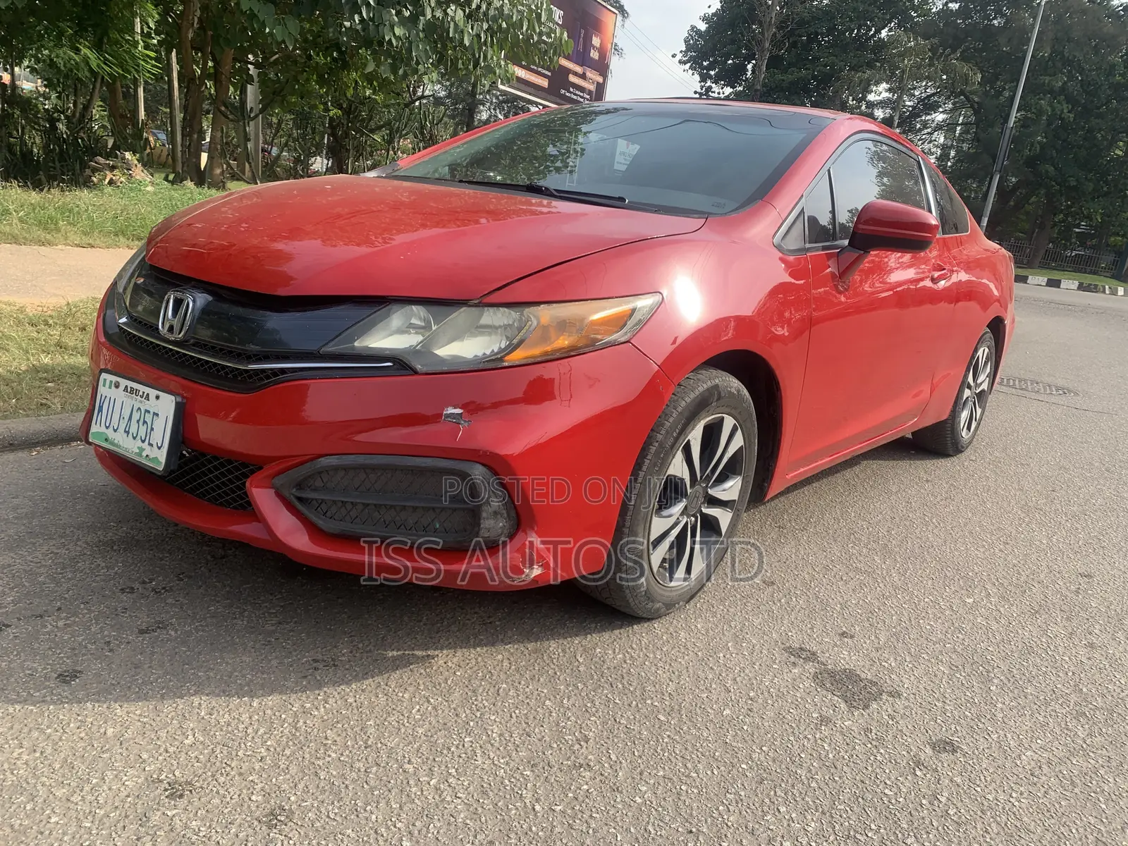 Honda Civic EX-L w/Navigation 2dr Coupe (1.8L 4cyl CVT) 2015 Red
