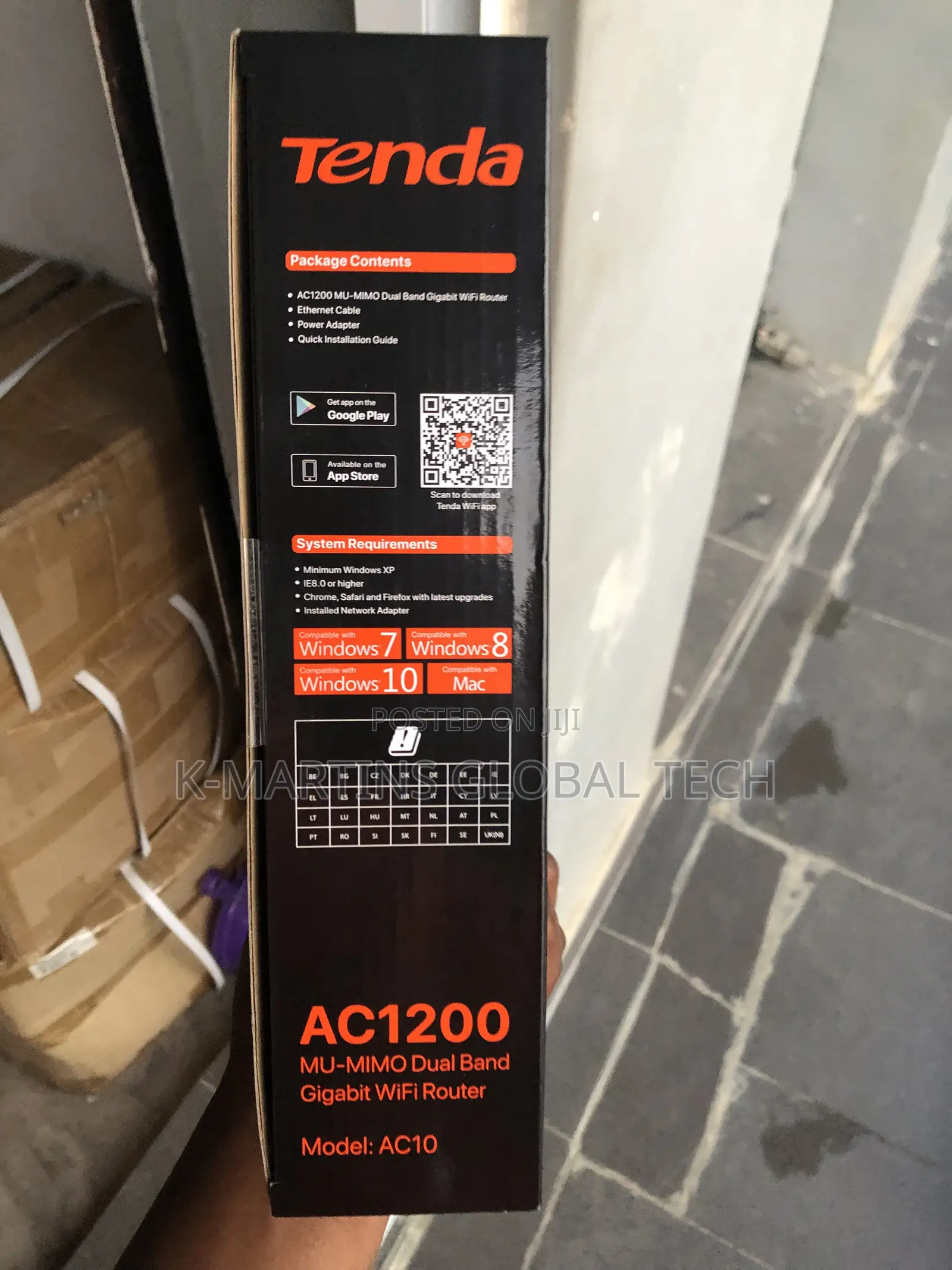 Tenda AC10 AC1200 Dual Band Gigabit WiFi Router