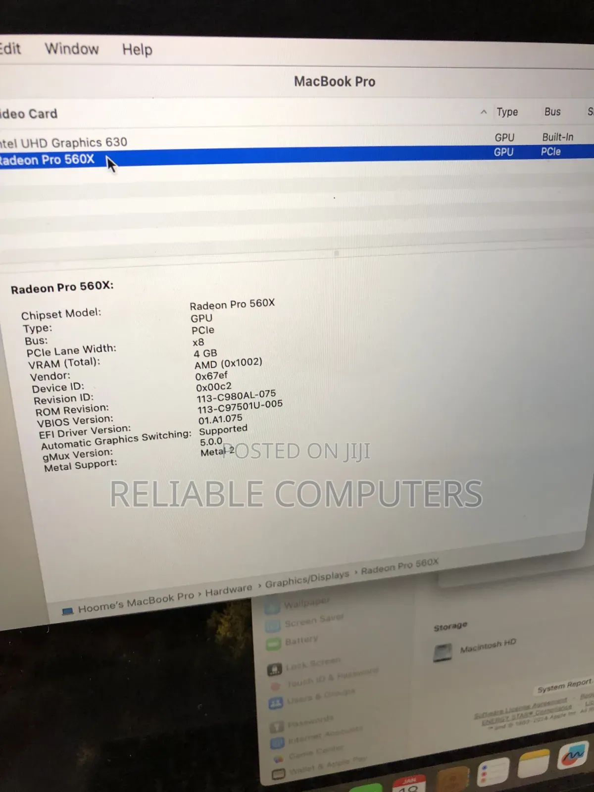 Laptop Apple MacBook 2018 16GB Intel Core i9 SSD 2T