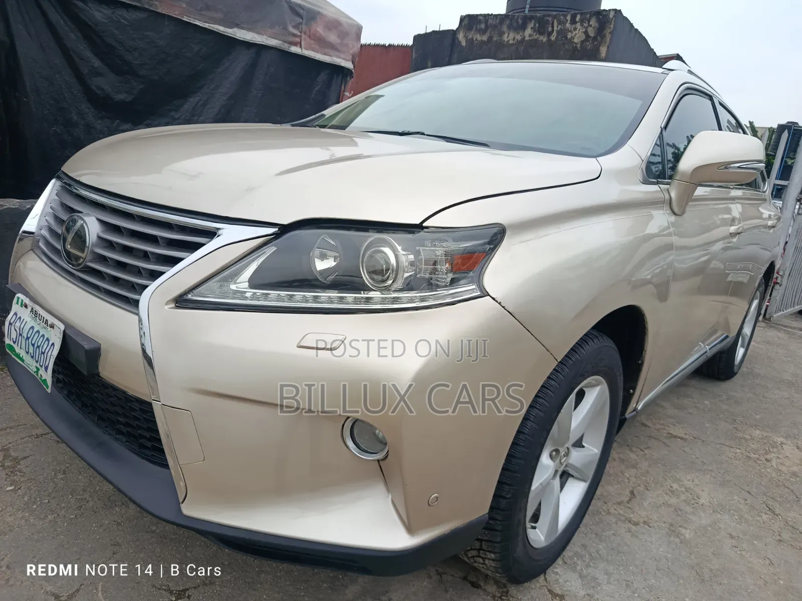 Lexus RX 350 FWD 2014 Gold