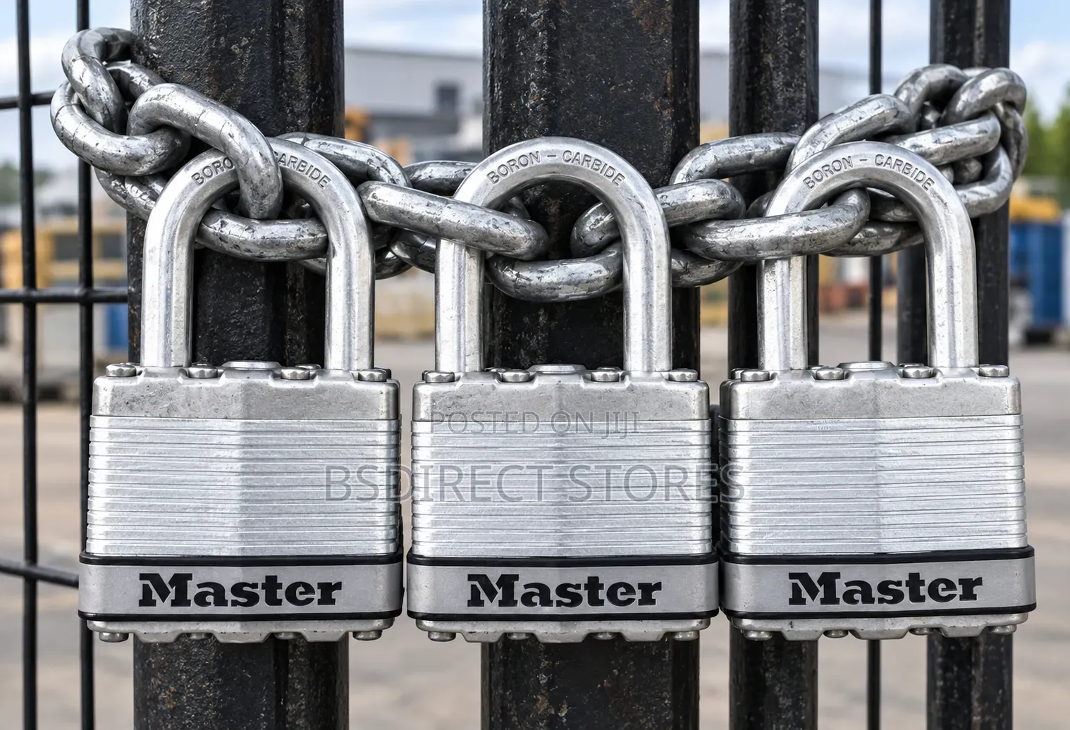 Masterlock Heavy Duty Padlocks Laminated Steel 54mm Wide 51mm Long X 3