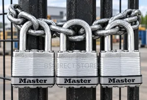 Masterlock Heavy Duty Padlocks Laminated Steel 54mm Wide 51mm Long X 3