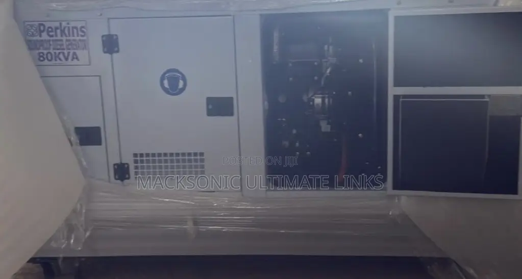 80Kva Perkins Industrial Grade Soundproof Diesel Generator