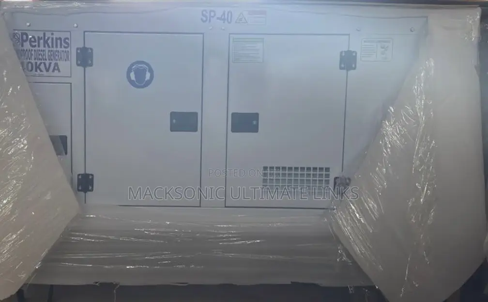 Heavy Duty 40Kva Perkins Soundproof Diesel Generator