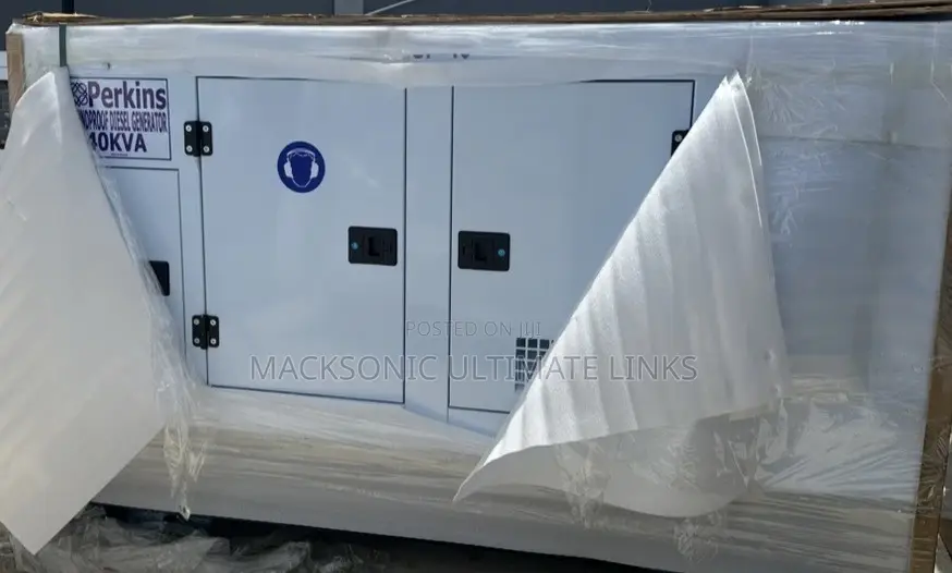 Heavy Duty 40Kva Perkins Soundproof Diesel Generator