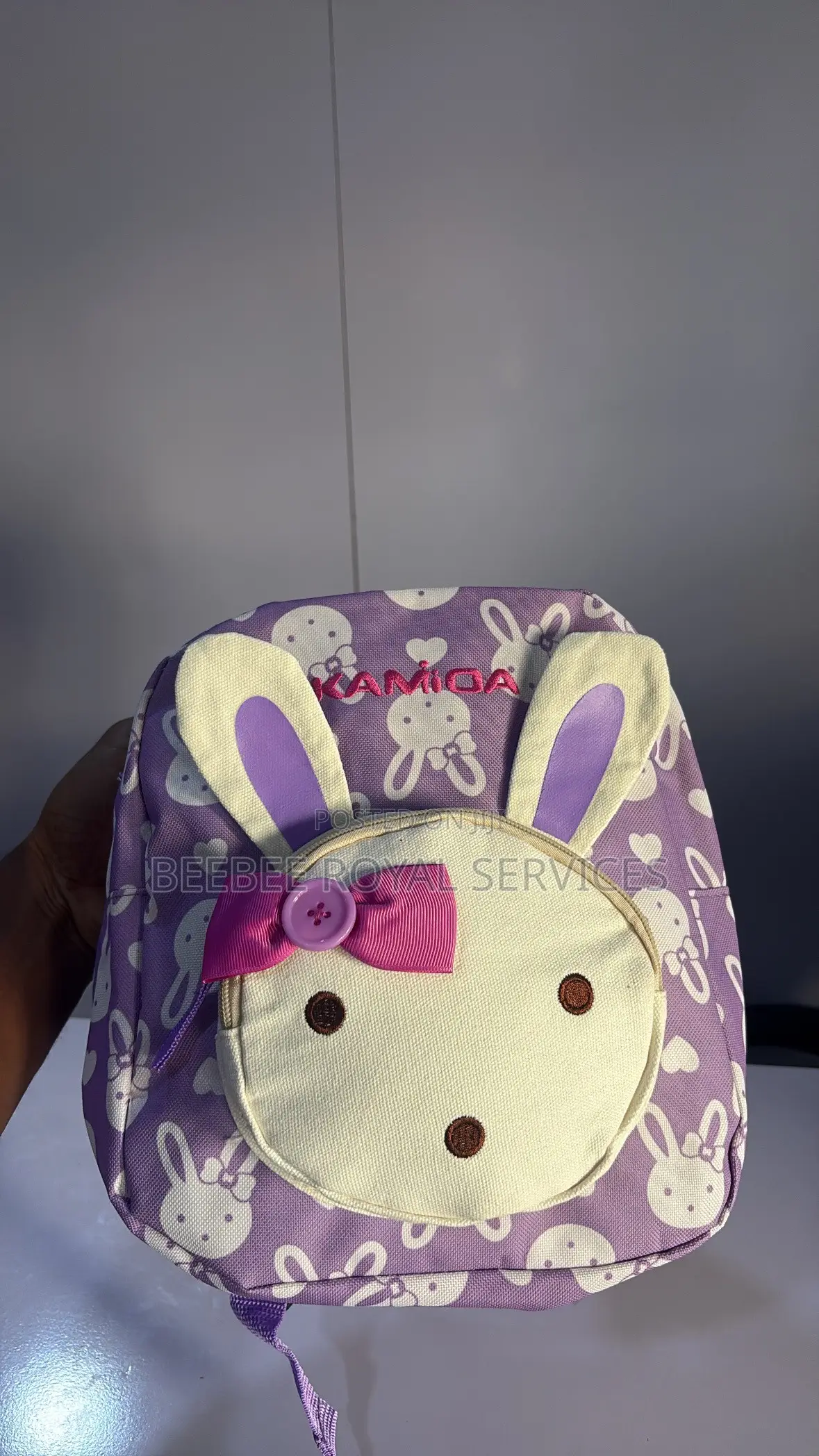 Purple Bunny Backpack