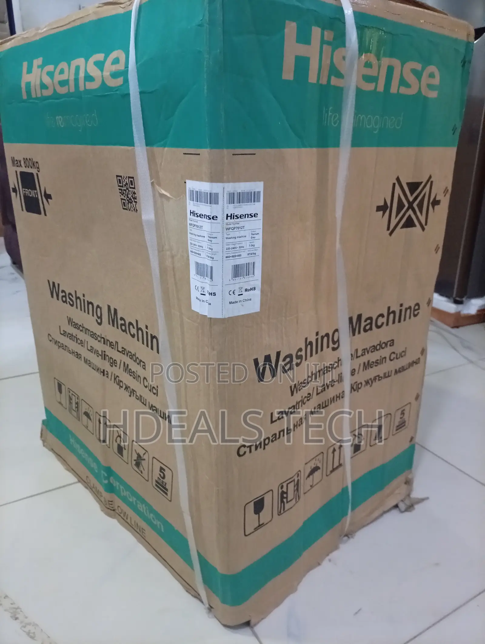 Hisense 7kg Inverter Motor Ultra-Quiet Washing Machine