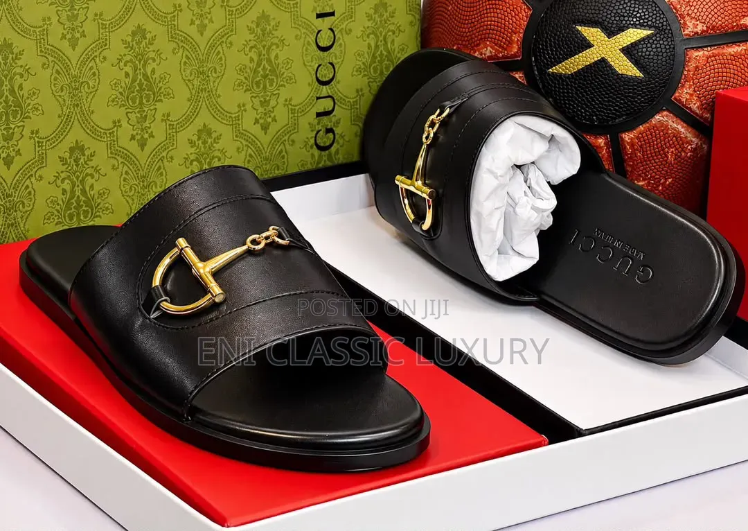 Alessandro Dell'acqua Luxury Men's Slippers Best Quality Well Branded