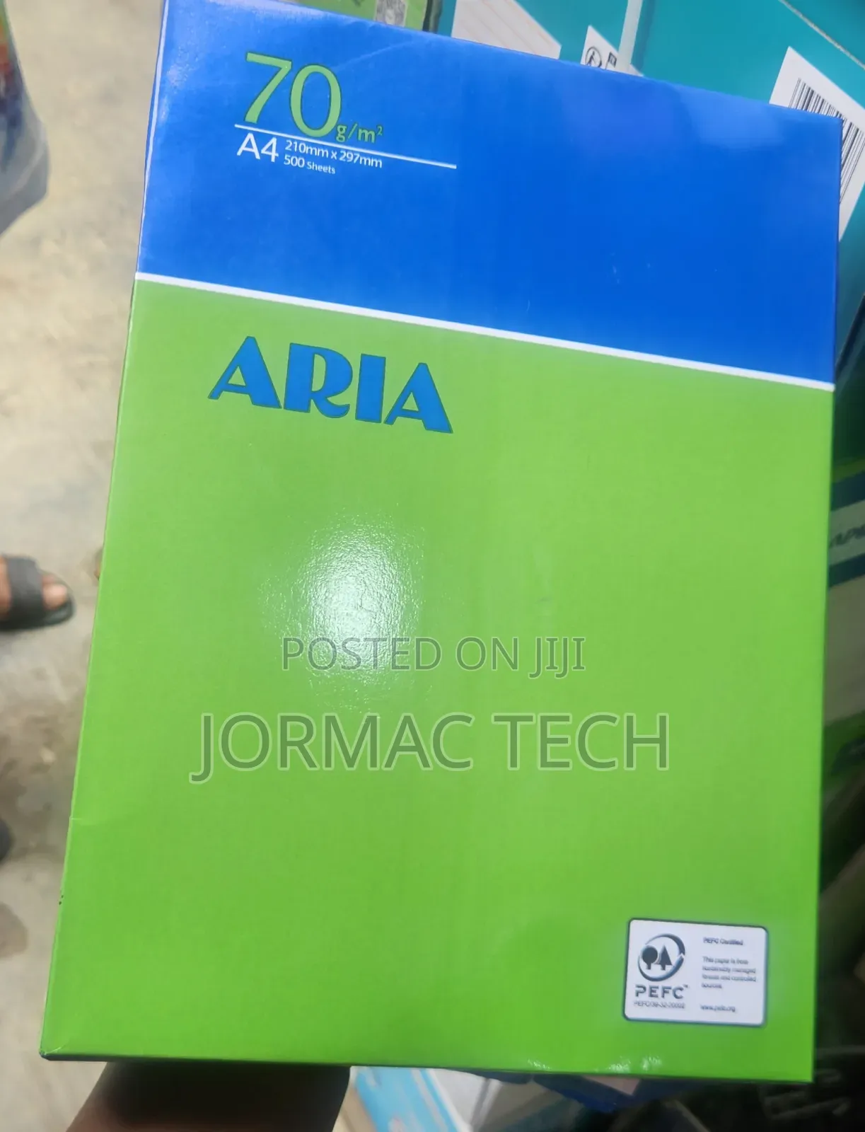 AReam of A4 Paper Aria 70g