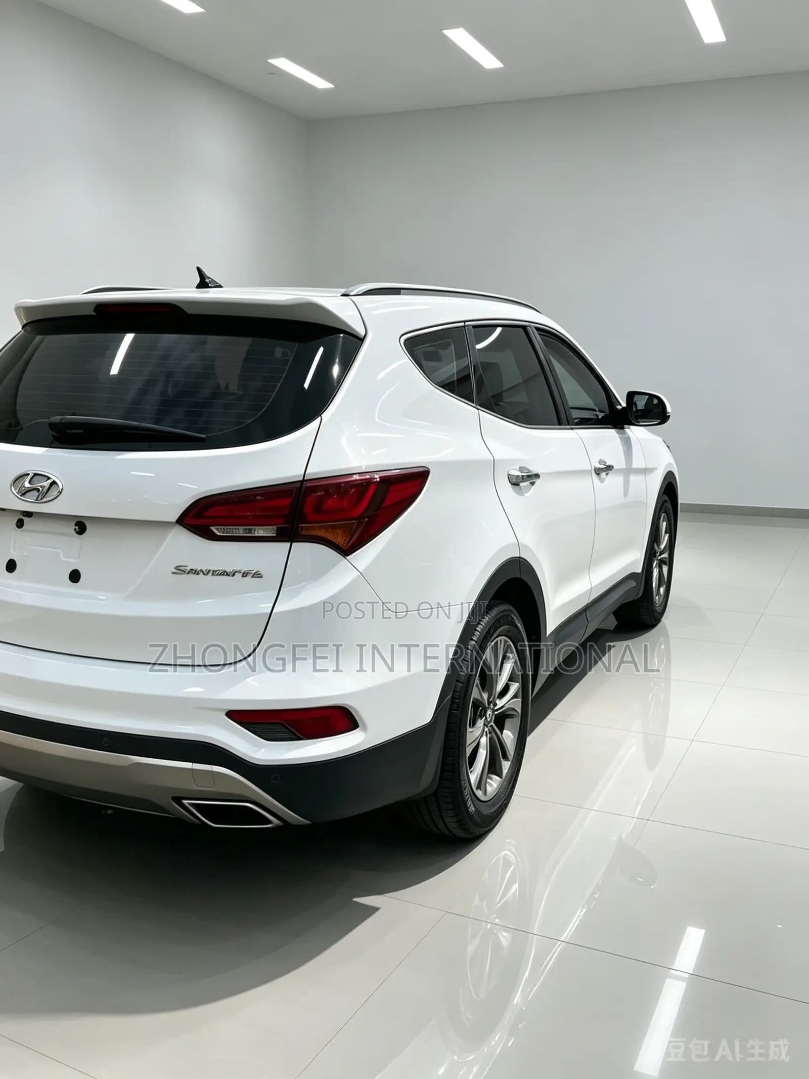 Hyundai Santa Fe 2017 White