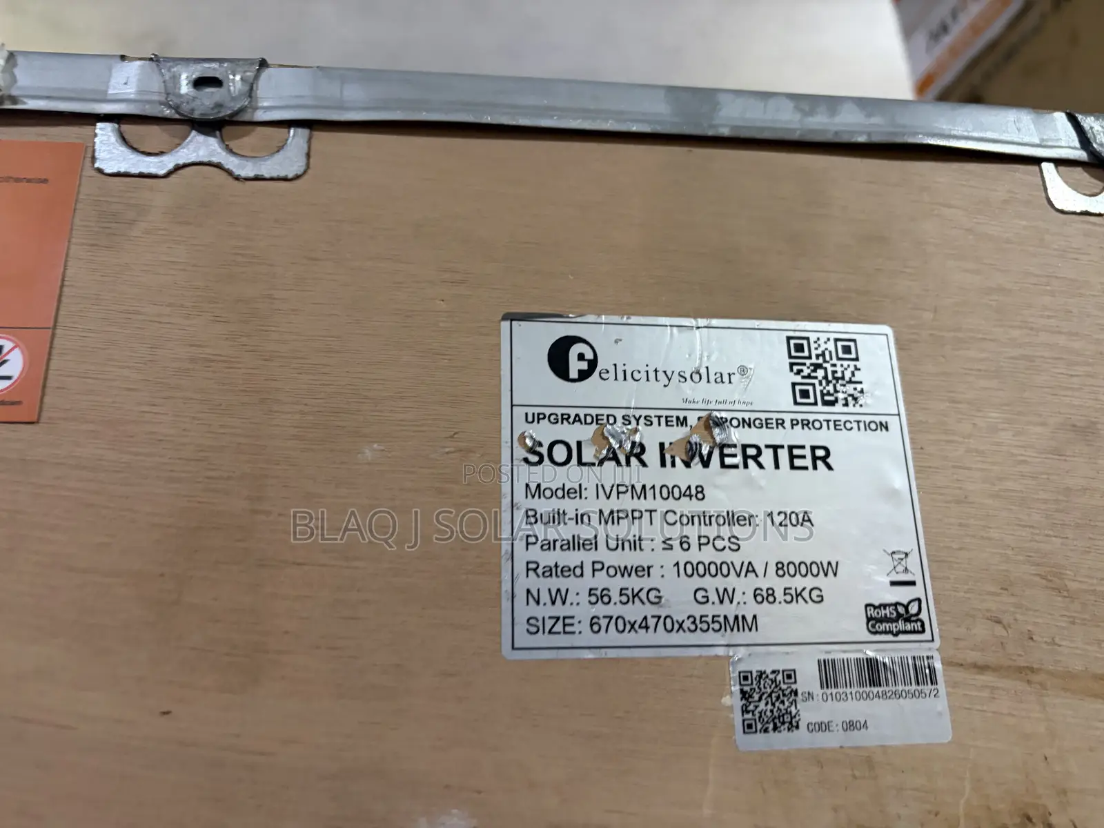 Felicity 10KVa Hybrid Inverter