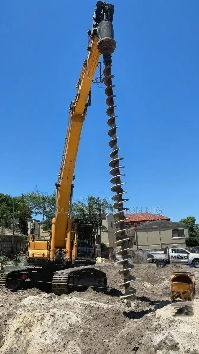 Auger Based Foundation Construction