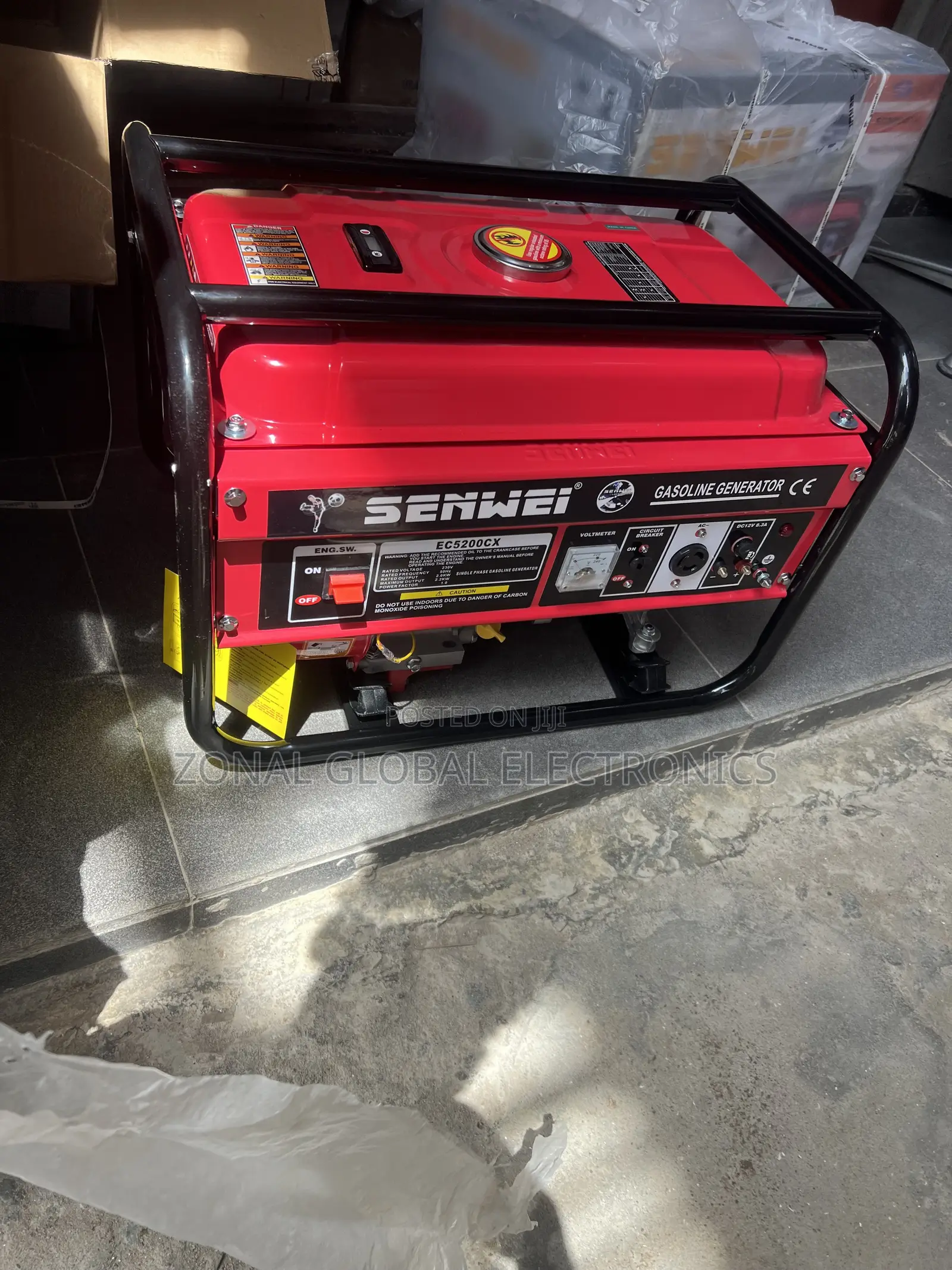 SENWEI EC5200CX 2.5kva Petrol Generator