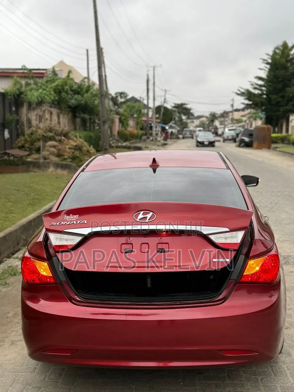 Hyundai Sonata Limited 2.0T Sedan (2.0L 4cyl 6A) 2012 Red